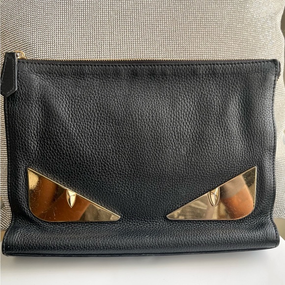 Authentic FENDI Monster Clutch - Picture 1 of 16